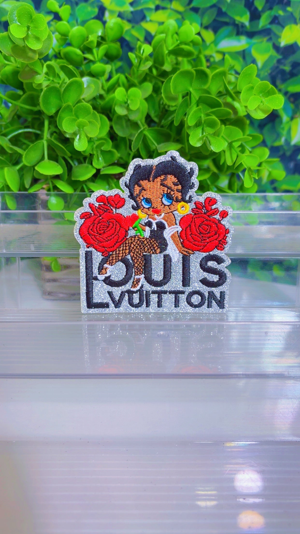 Lux iron on patch