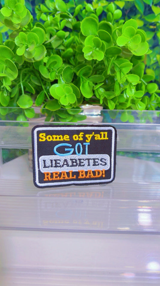 Statement iron on patch