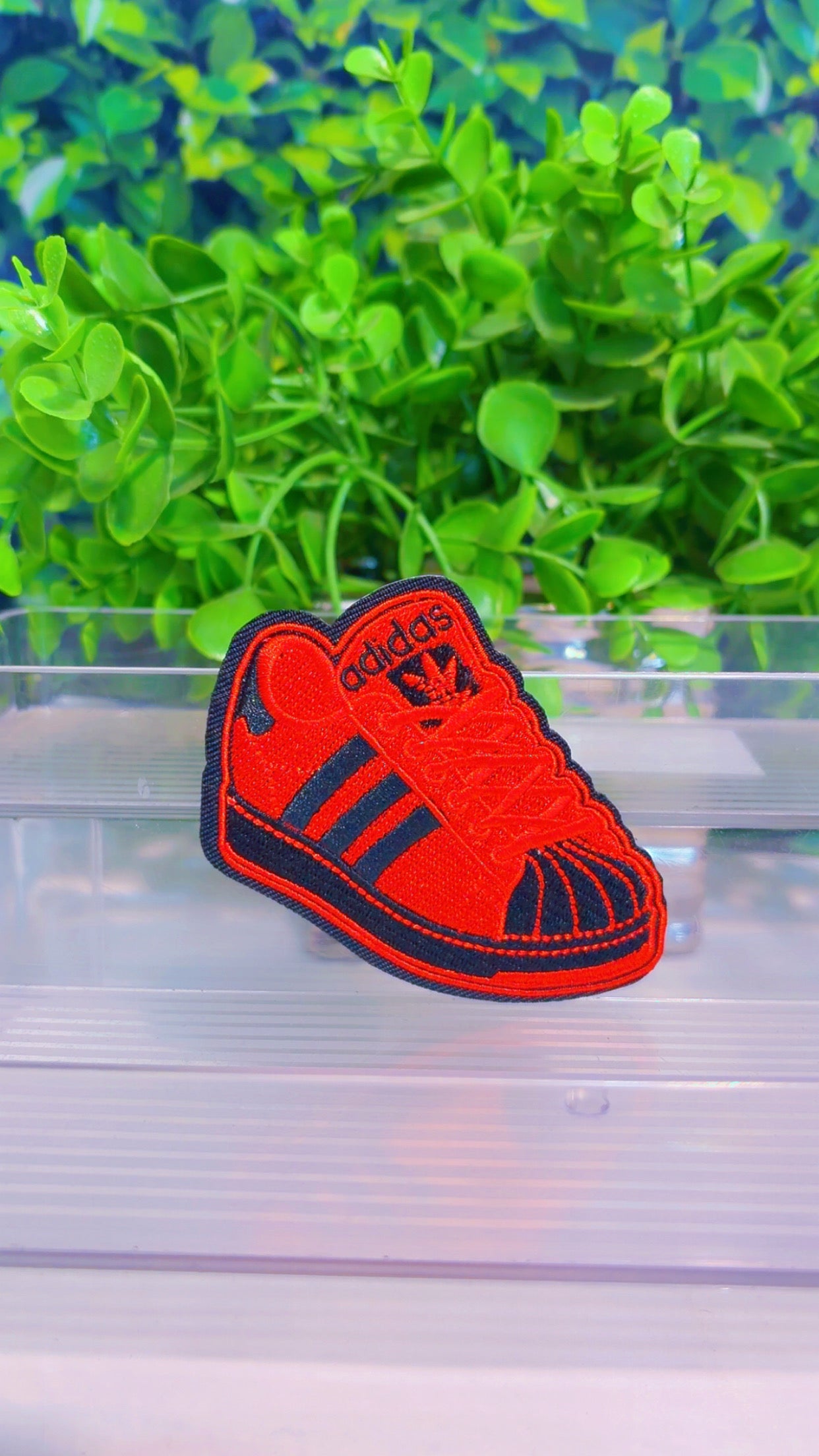 Cute sneakers (5 color options)iron on patch set