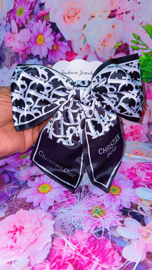 Designer-Inspired Statement Bow Hair Clip