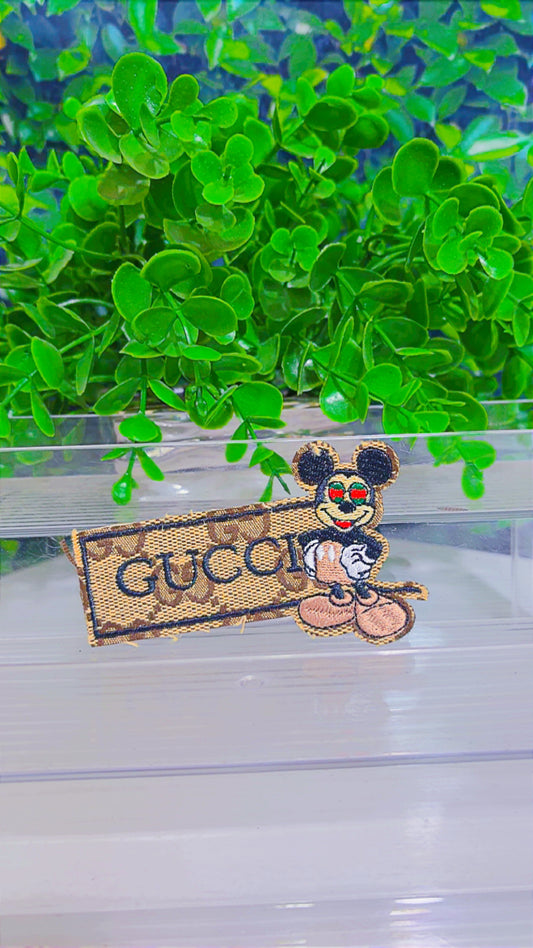 Mouse iron on patch
