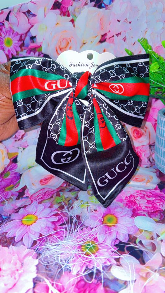 Designer-Inspired Statement Bow Hair Clip
