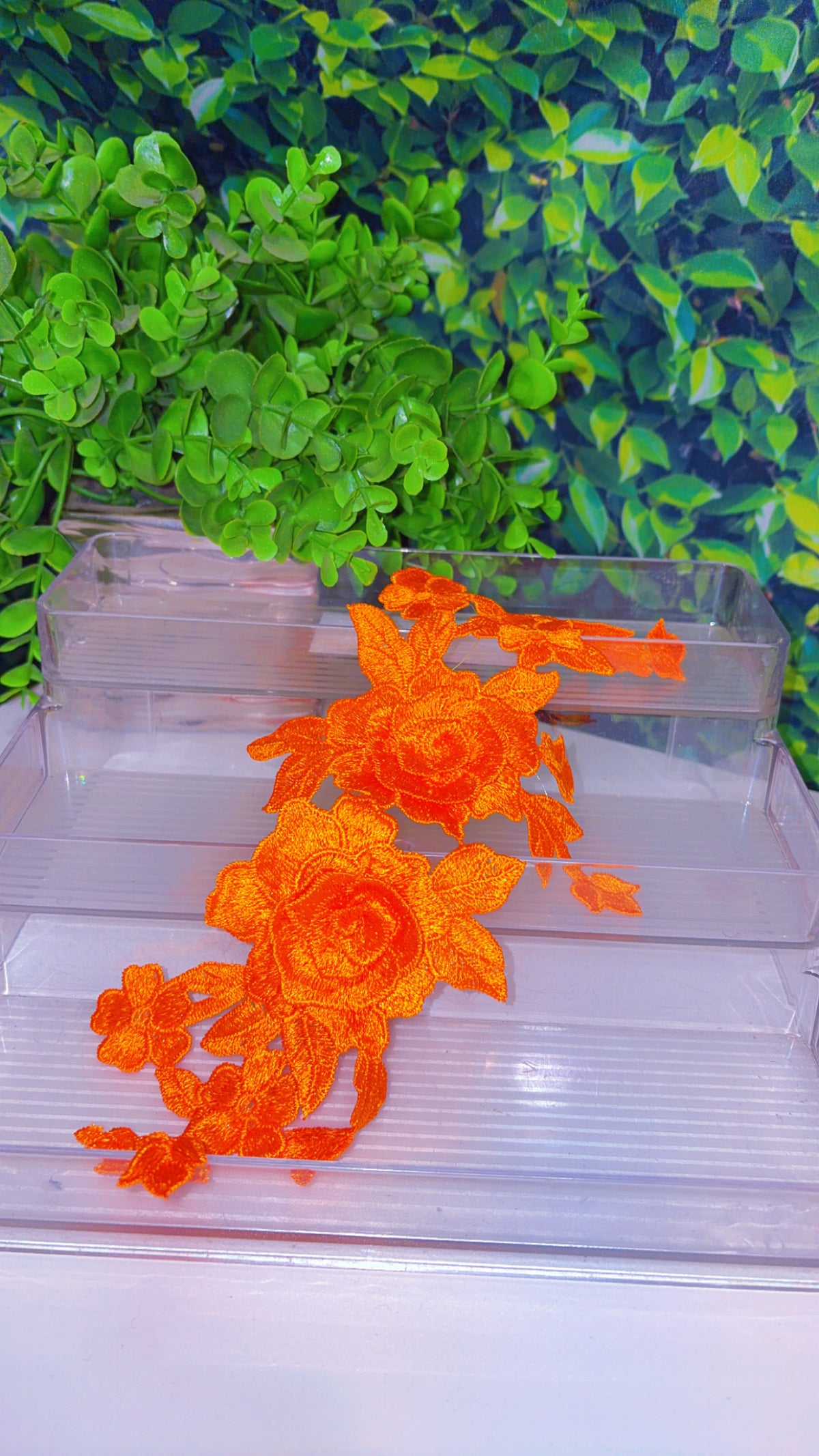Orange 3d flower