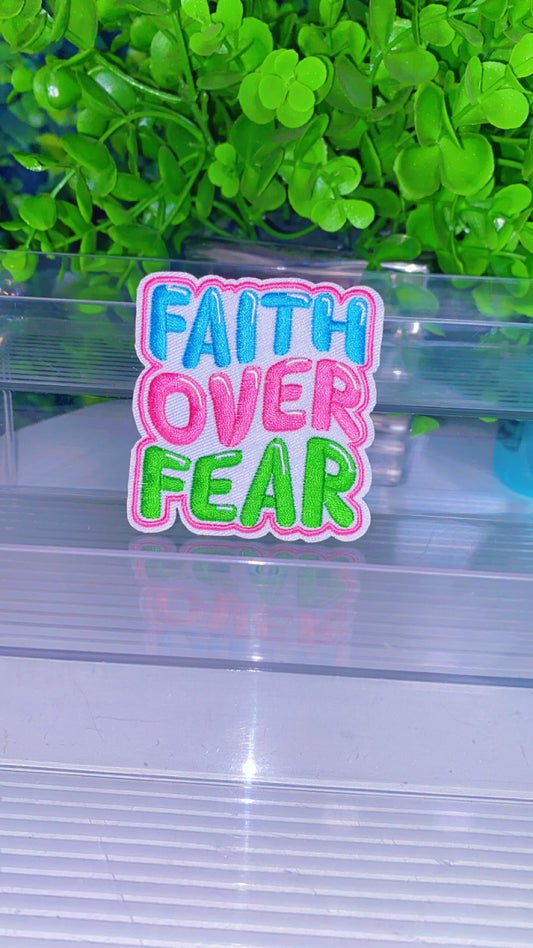 Christian faith based iron on patch {6 options}