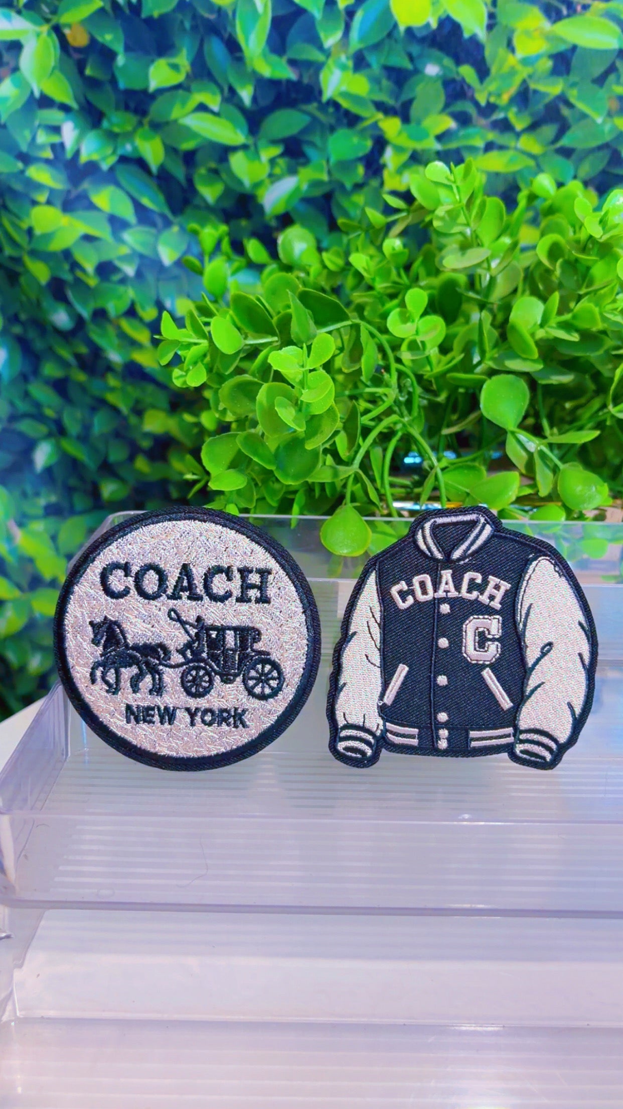 Iron on patch set