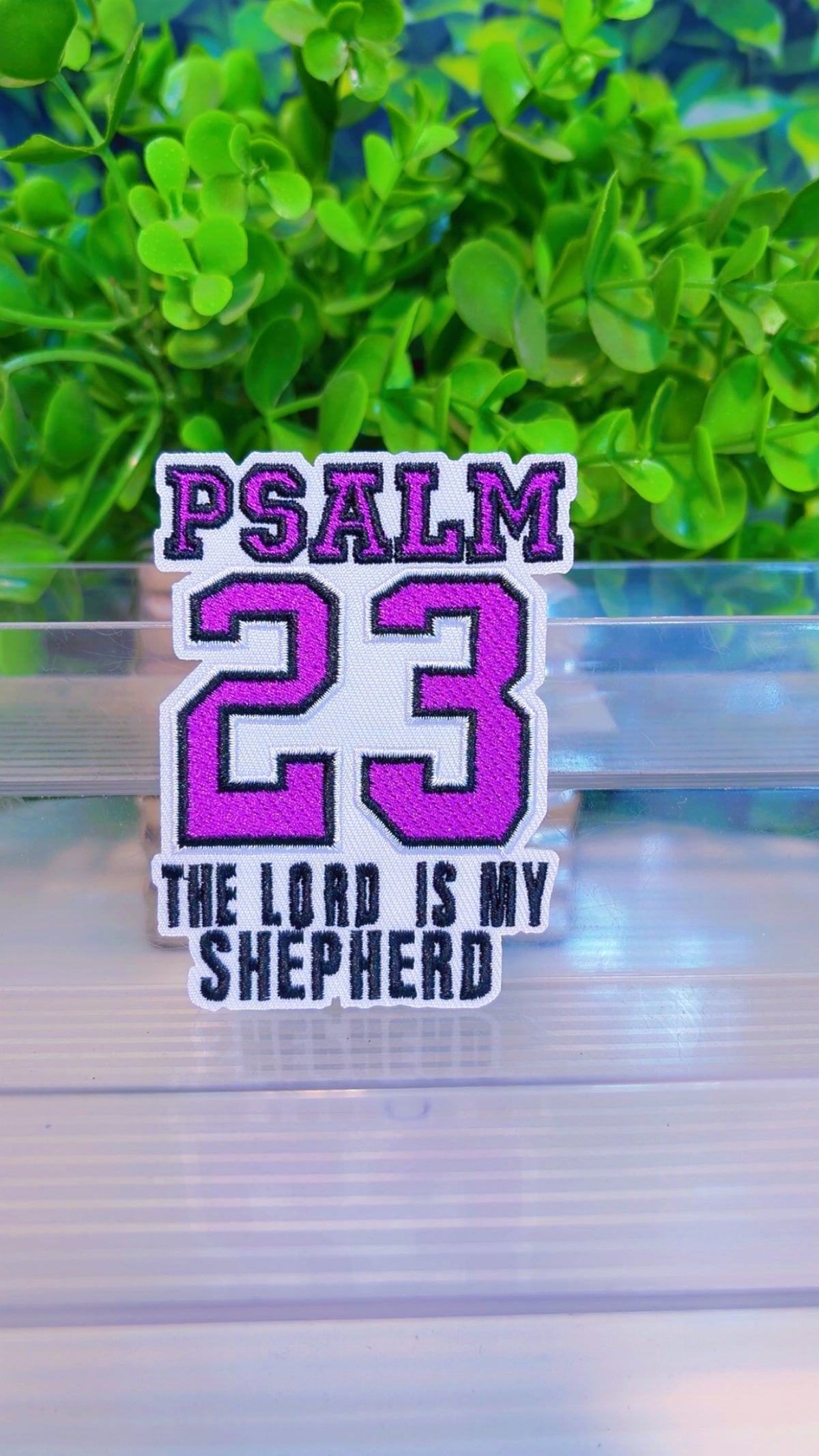 Christian iron on patch