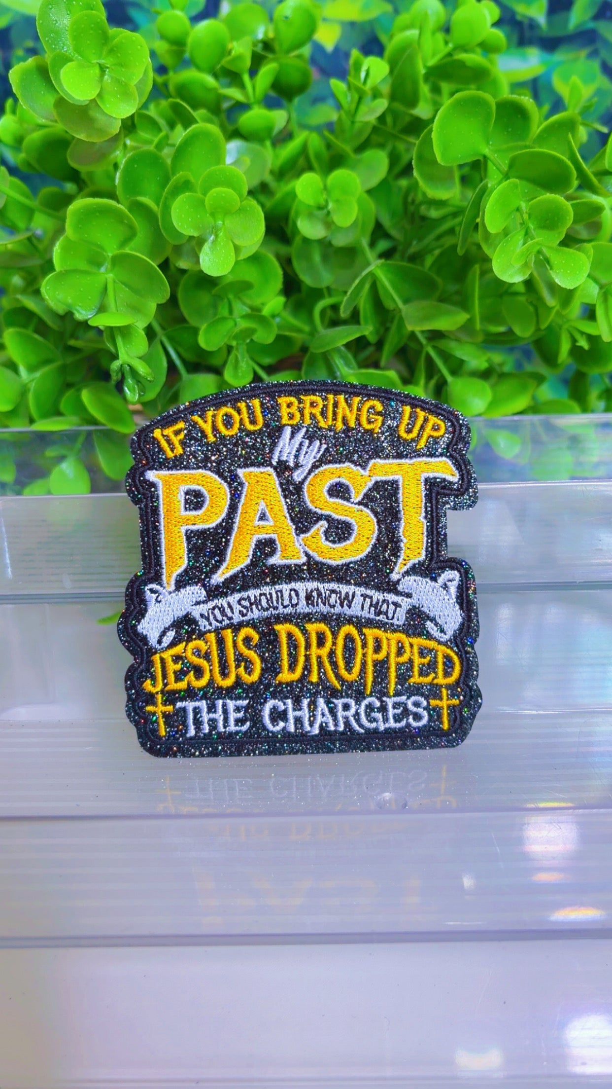 If you bring up my past….iron on patch