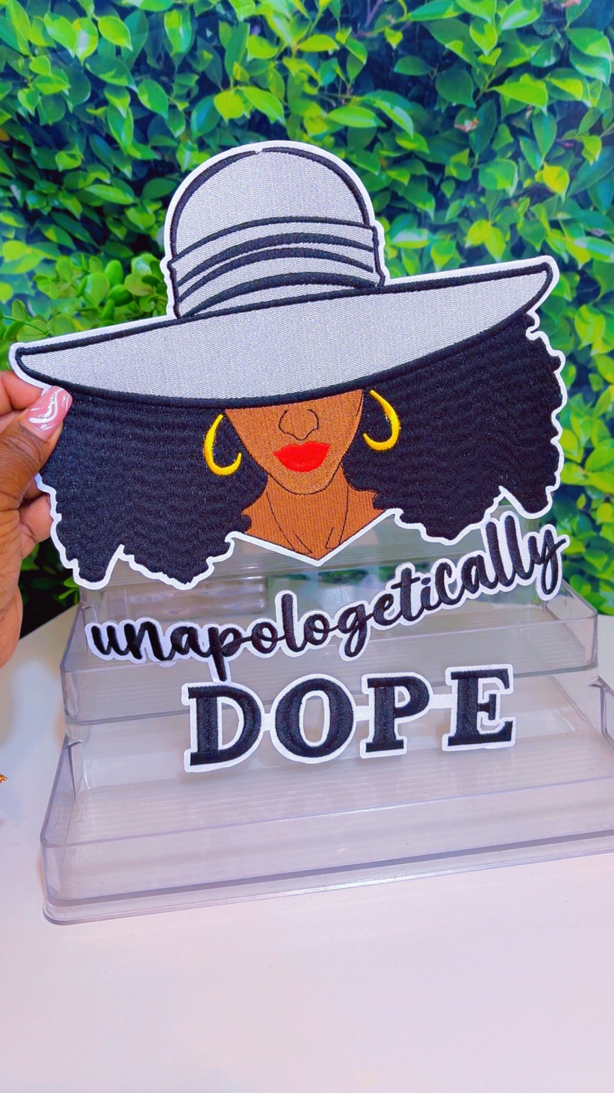 Unapologetically Dope big and small patch