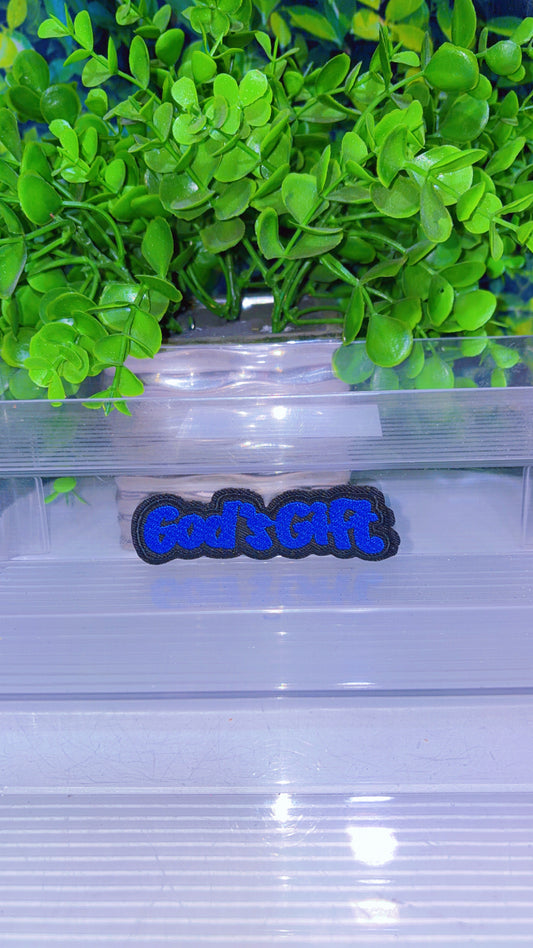 Gods gift iron on patch (3colors)