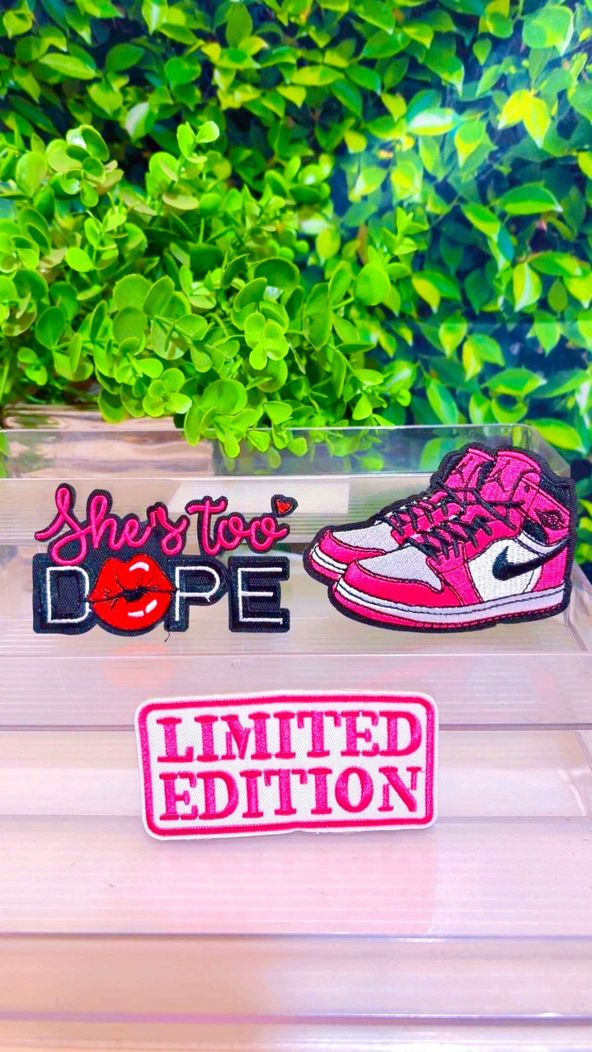 She’s too dope iron on patch set