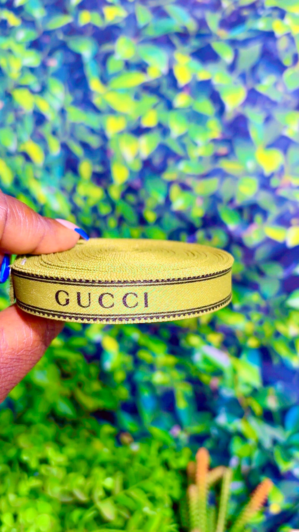 1 yard of lux ribbon