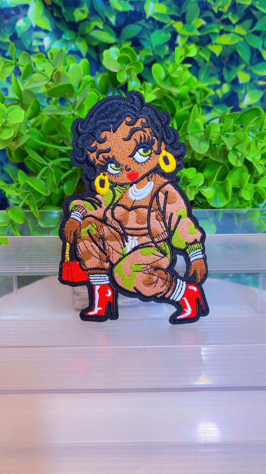 Medium iron on patch