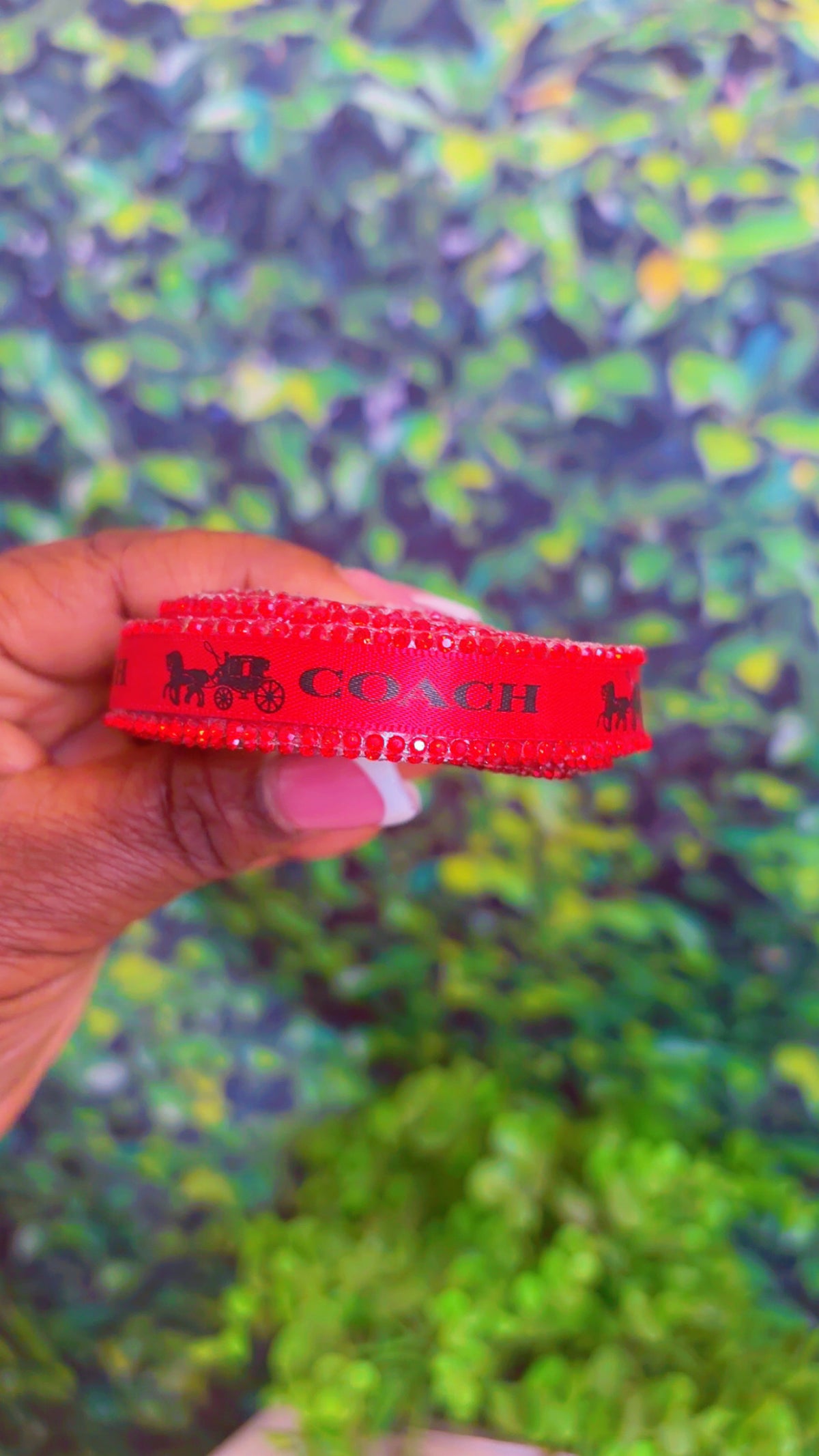 Iron on ribbon 1 yard