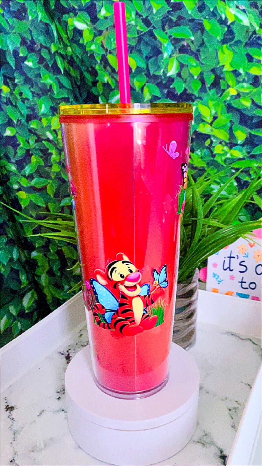 Pooh fairy 24oz tumbler