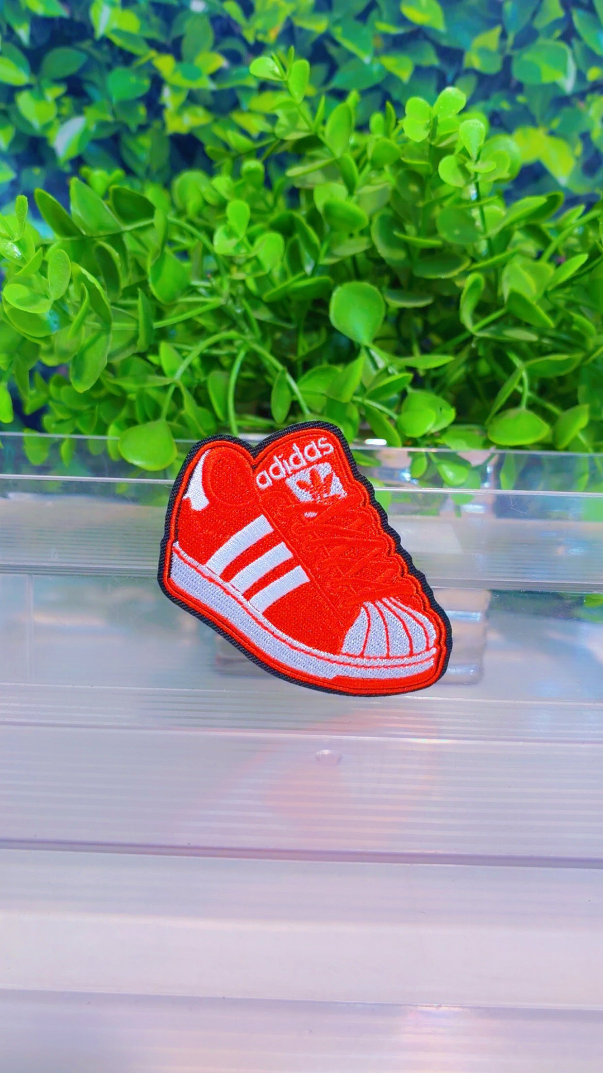 Cute sneakers (5 color options)iron on patch set