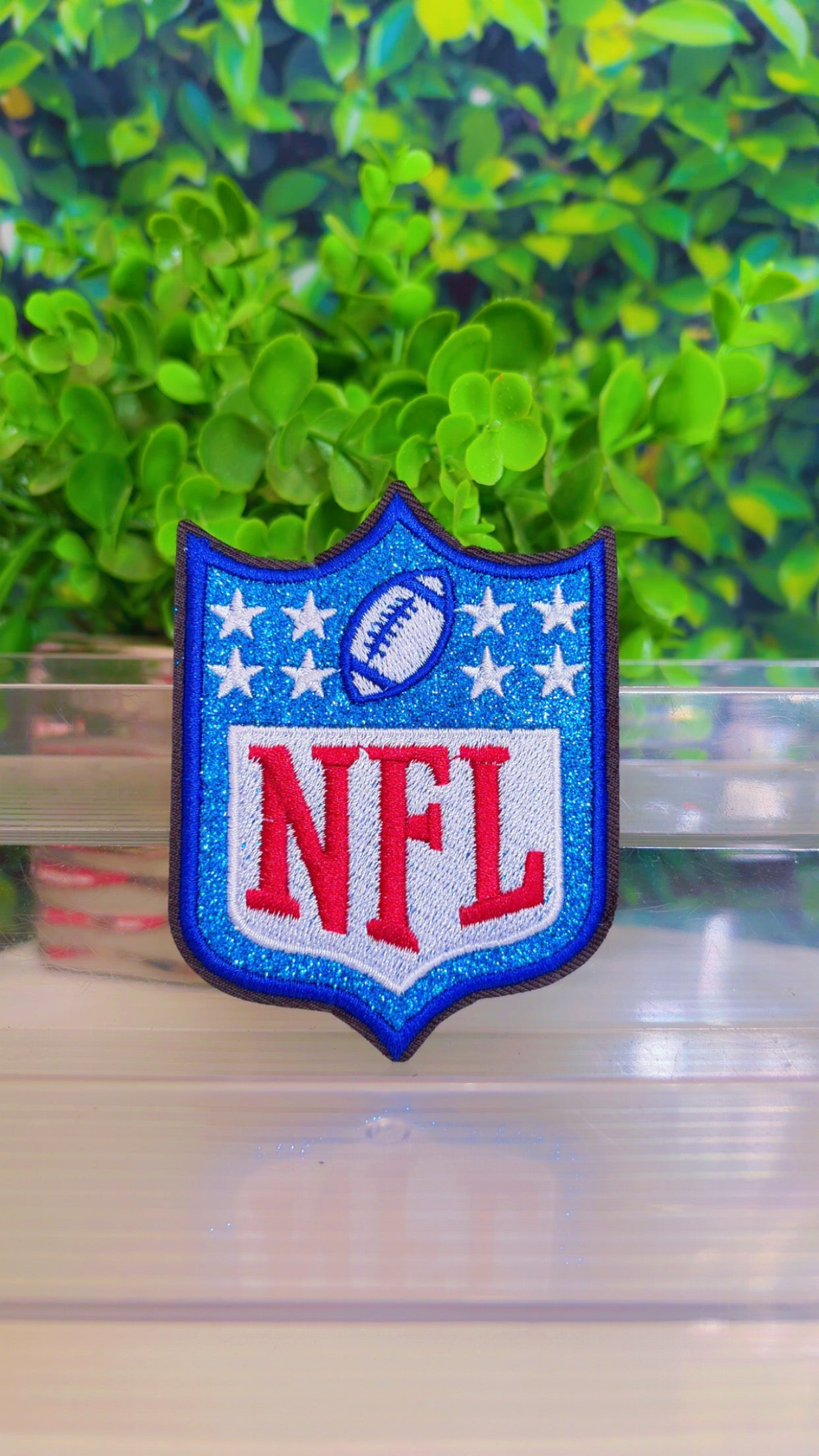 Sports iron on patch