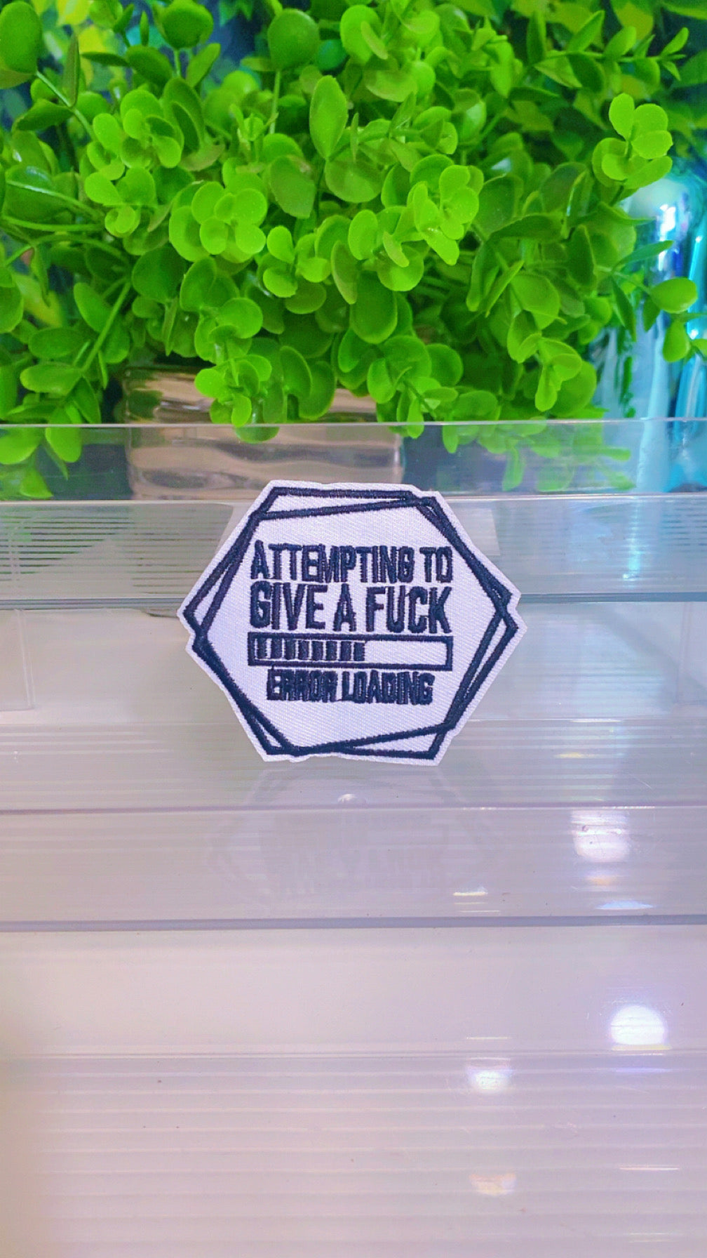 Attempting to give a fuck…..Error loading iron on patch