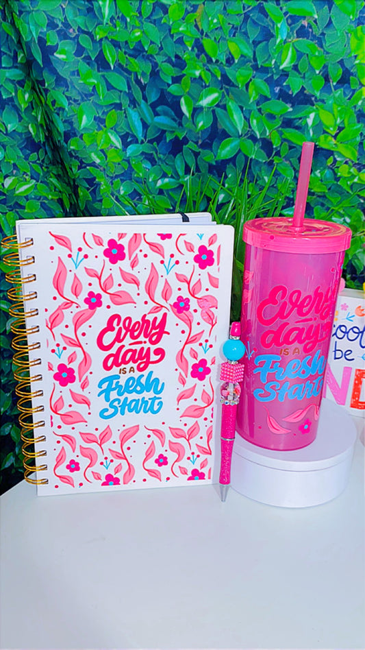 Pretty Girls use pretty tools planner/ tumbler gift set