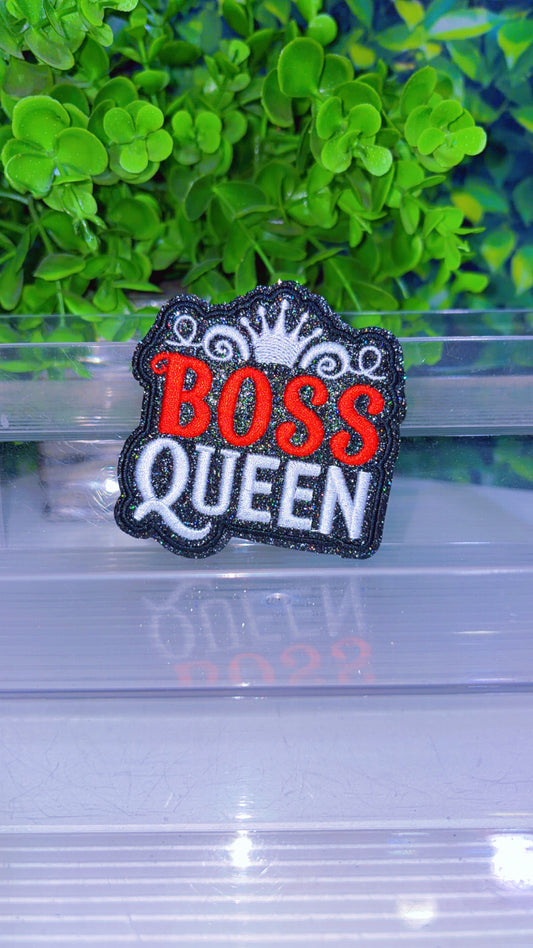 Boss Queen iron on patch
