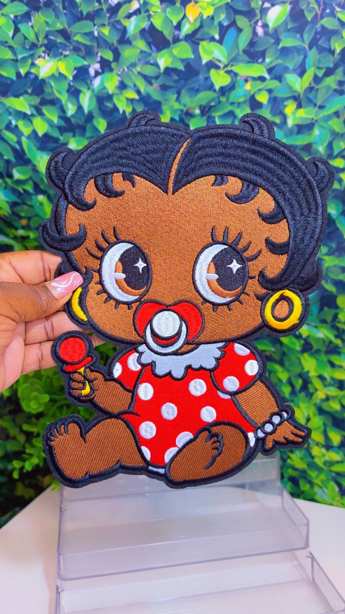 Baby Betty iron on patch big, medium or small size