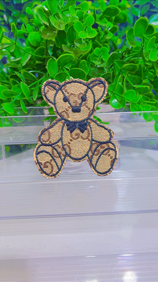 Bear iron on patch