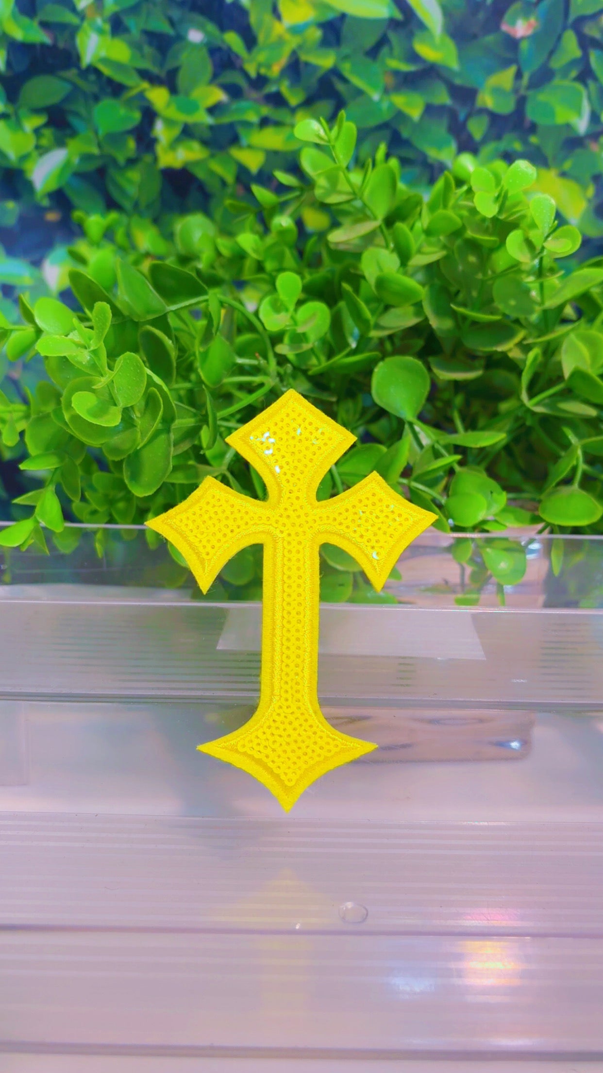 Iron on cross (5colors)