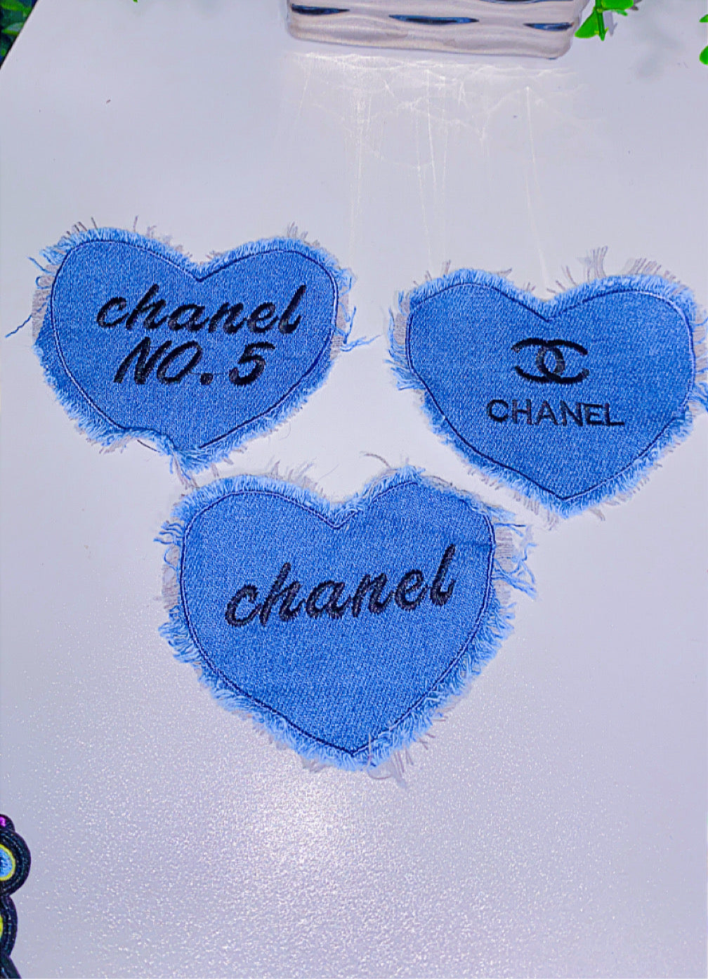 Denim CC patch diy