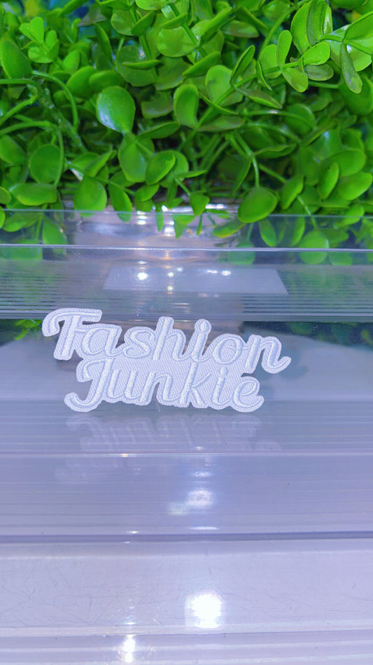 Fashion Junkie iron on patch (5colors) iron on patch