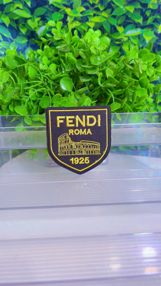 Shield iron on patch