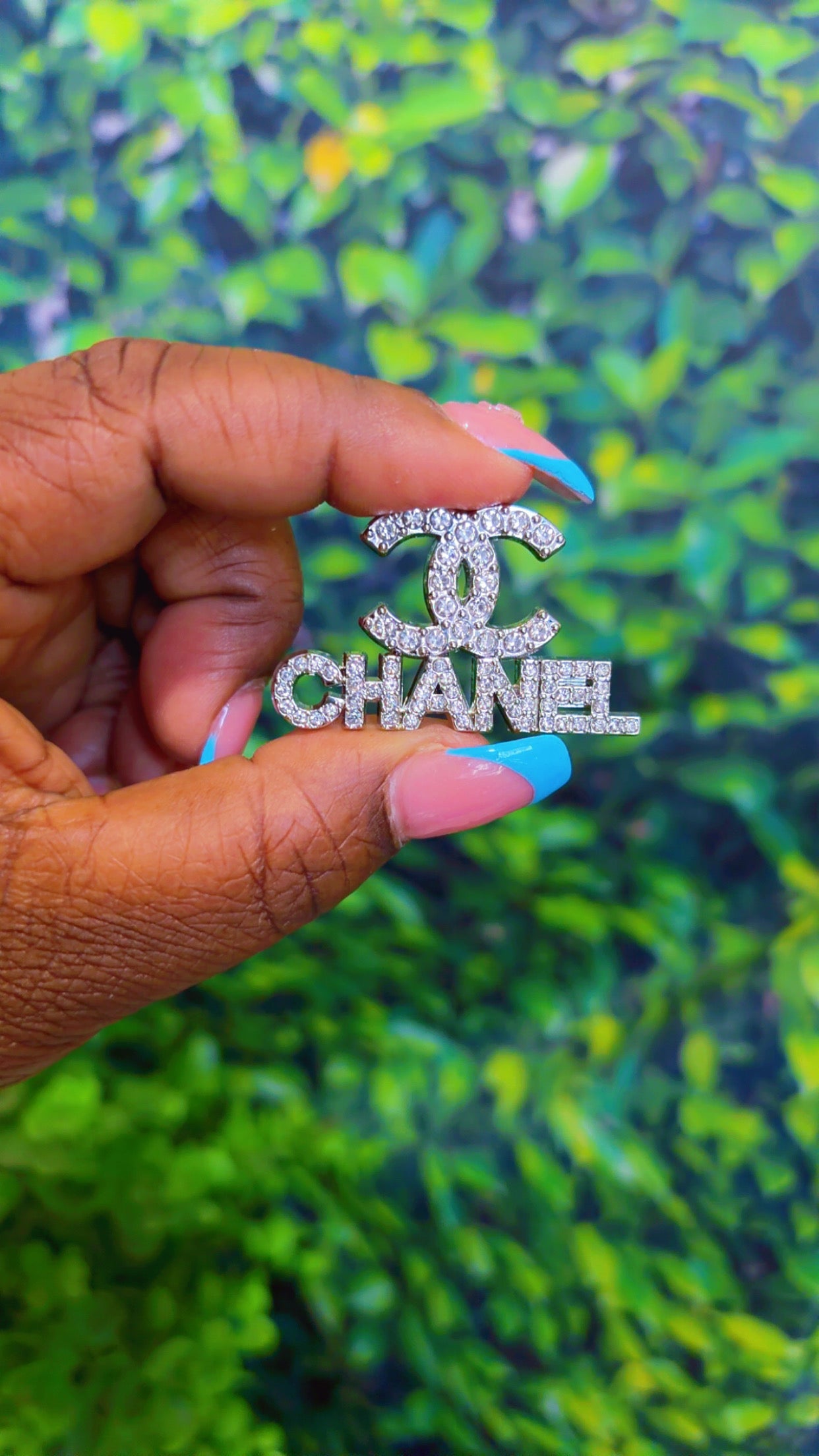 Gold or silver bling charm
