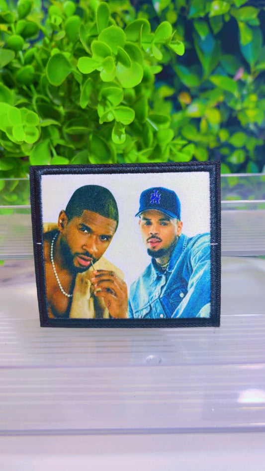 Usher and Chris iron on patch