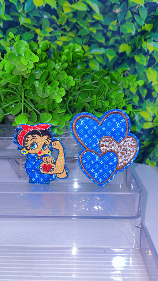 Iron on patch set