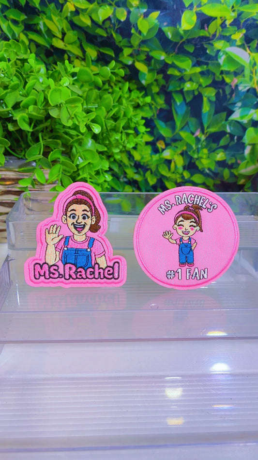 Ms.Rachel iron on patch set
