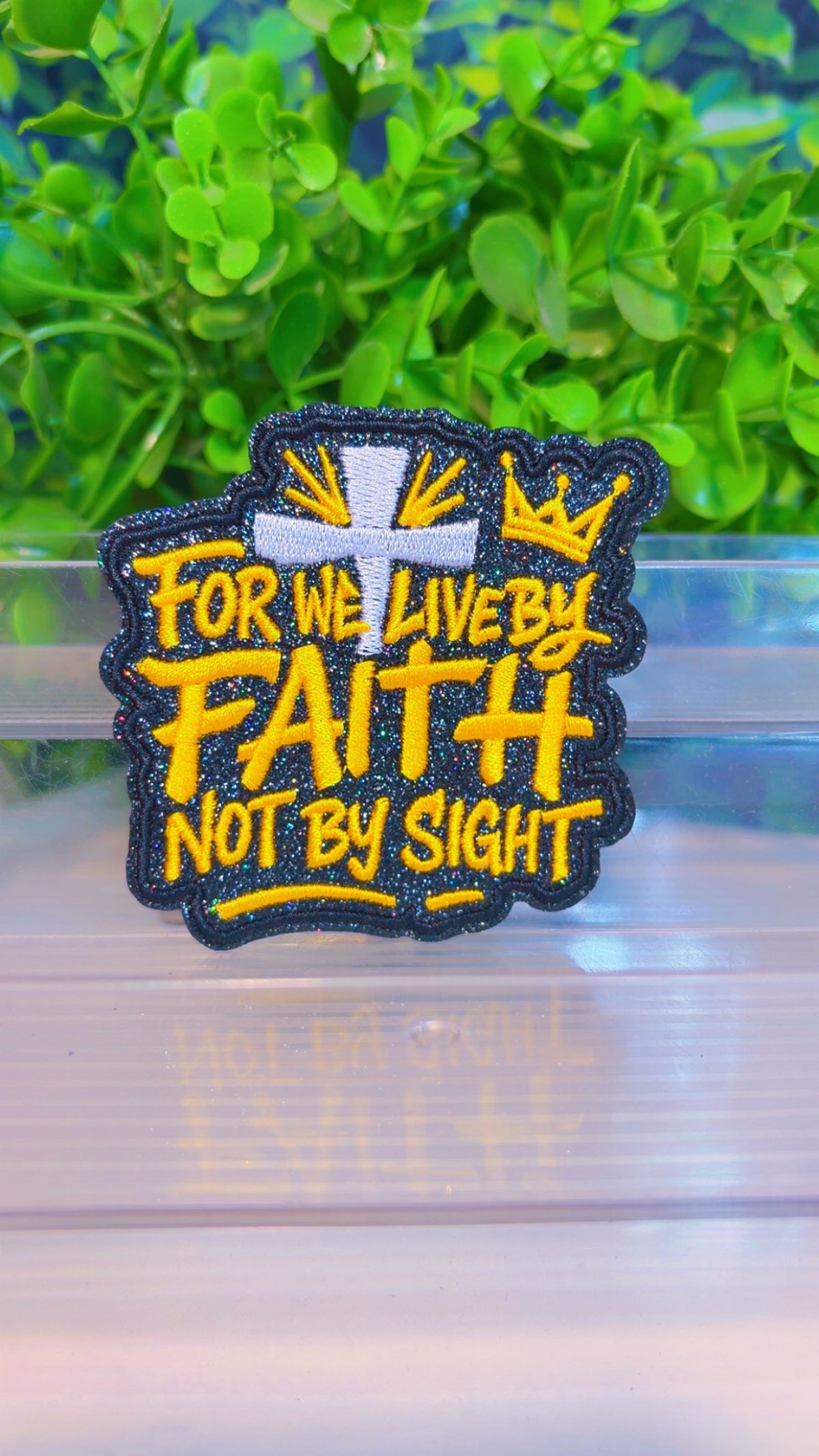 Christian iron on patch