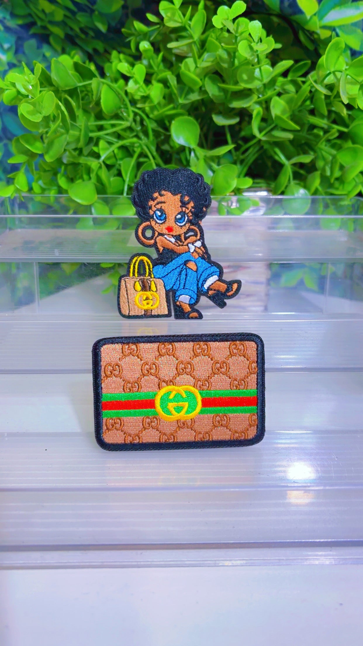 Iron on patch set