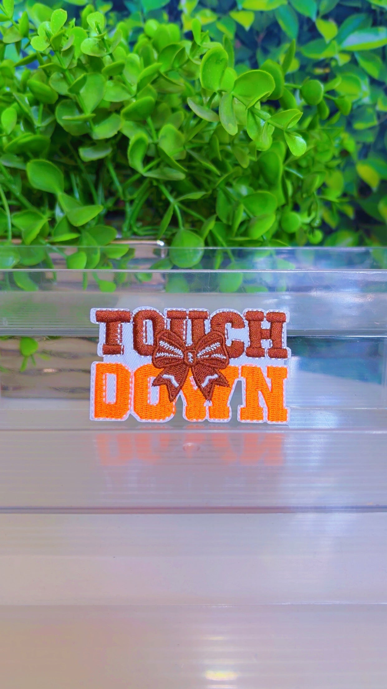 Touch Down iron on patch