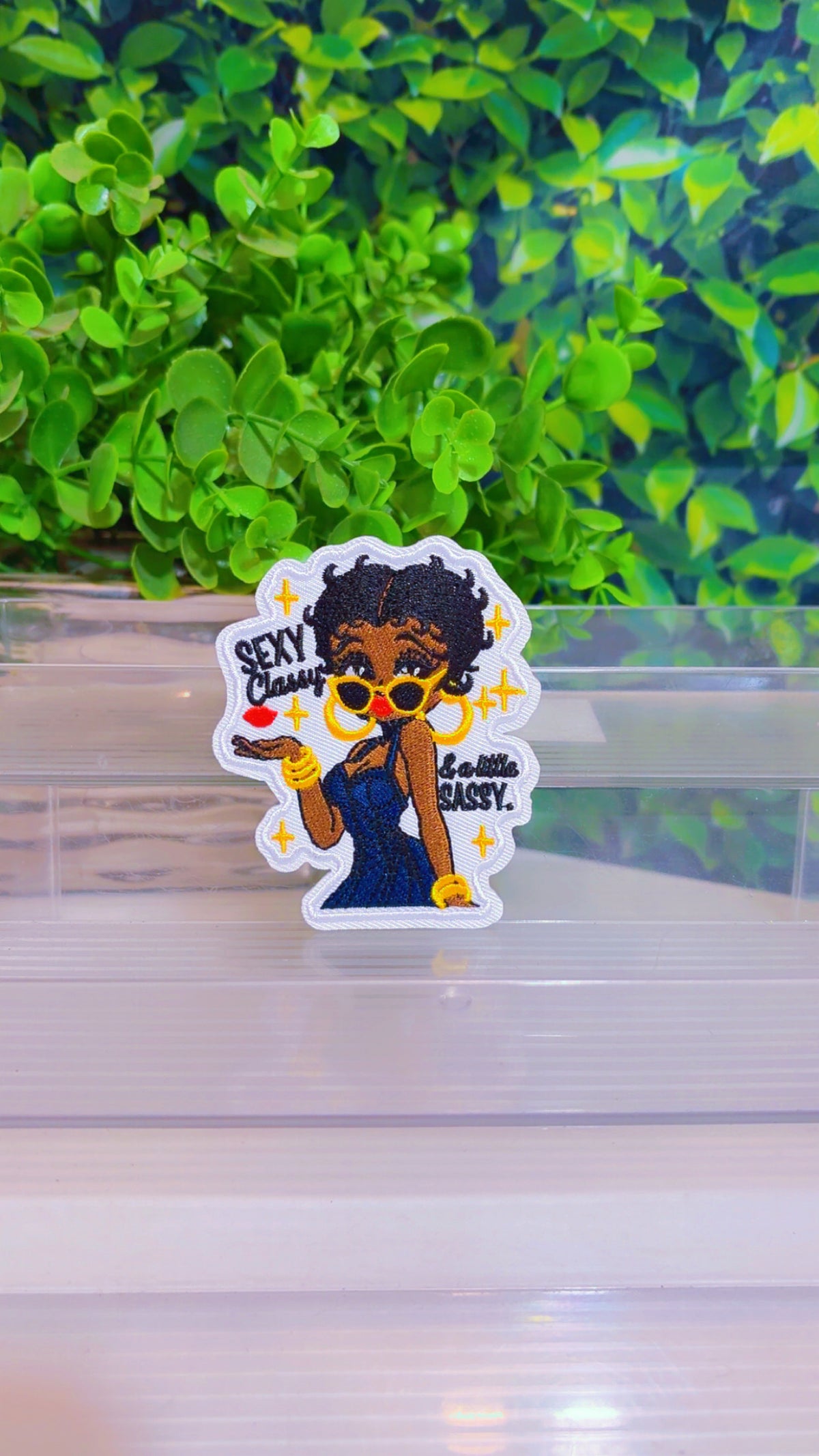 Sexy classy & a little sassy iron on patch
