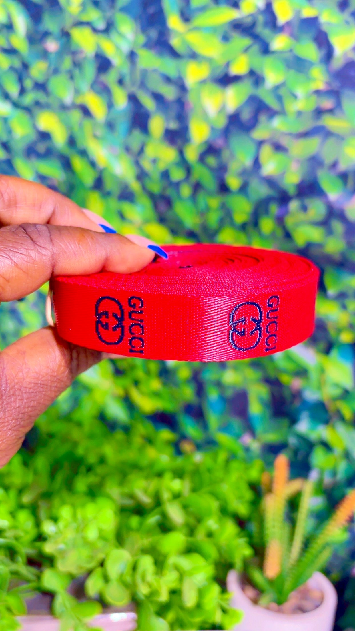 1 yard of lux ribbon