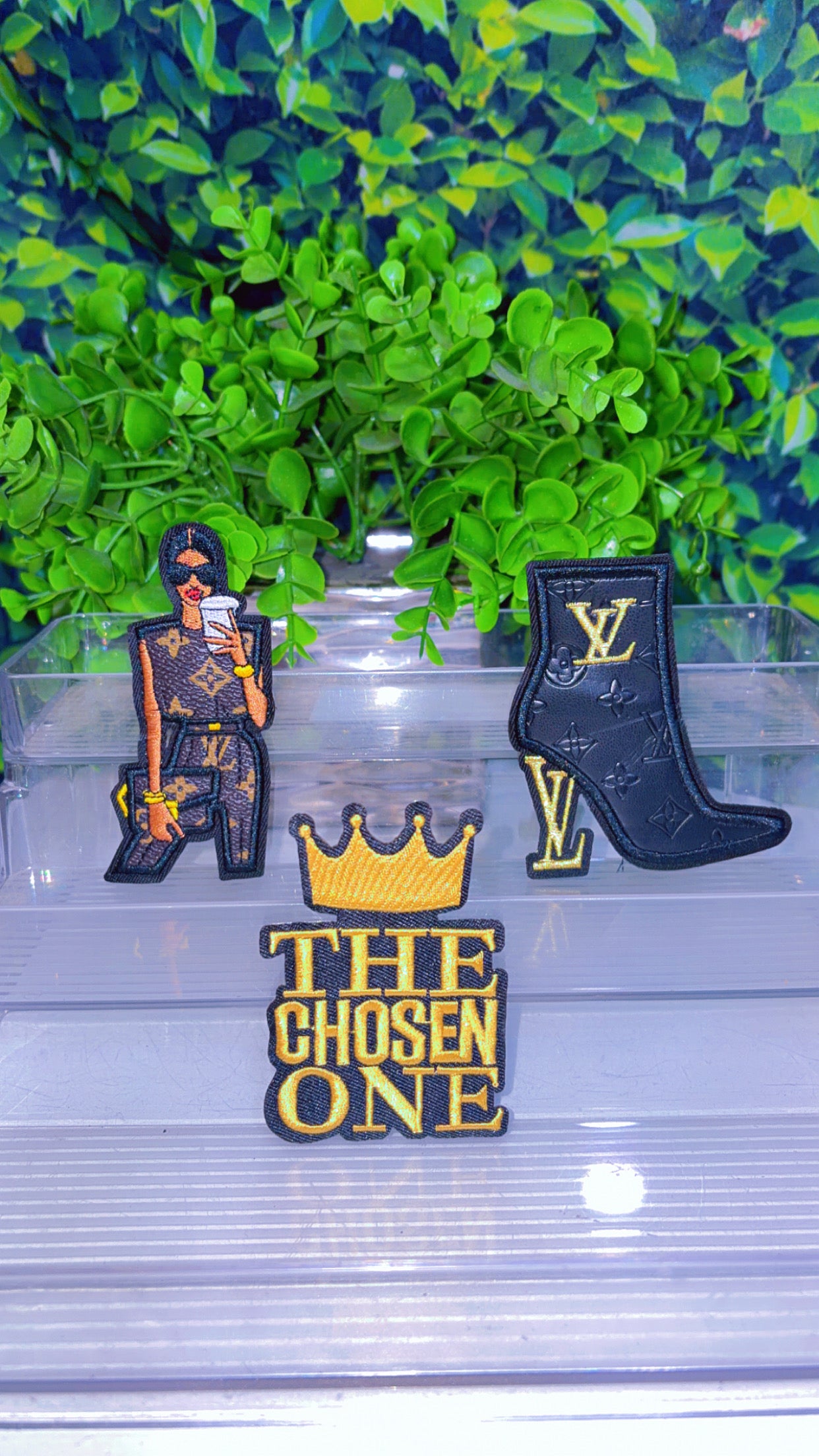 The chosen one iron on patch set