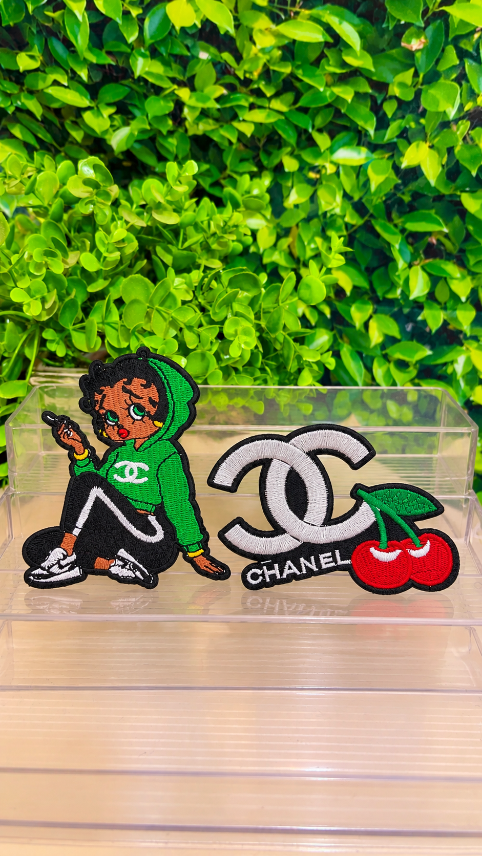 Iron on patch set