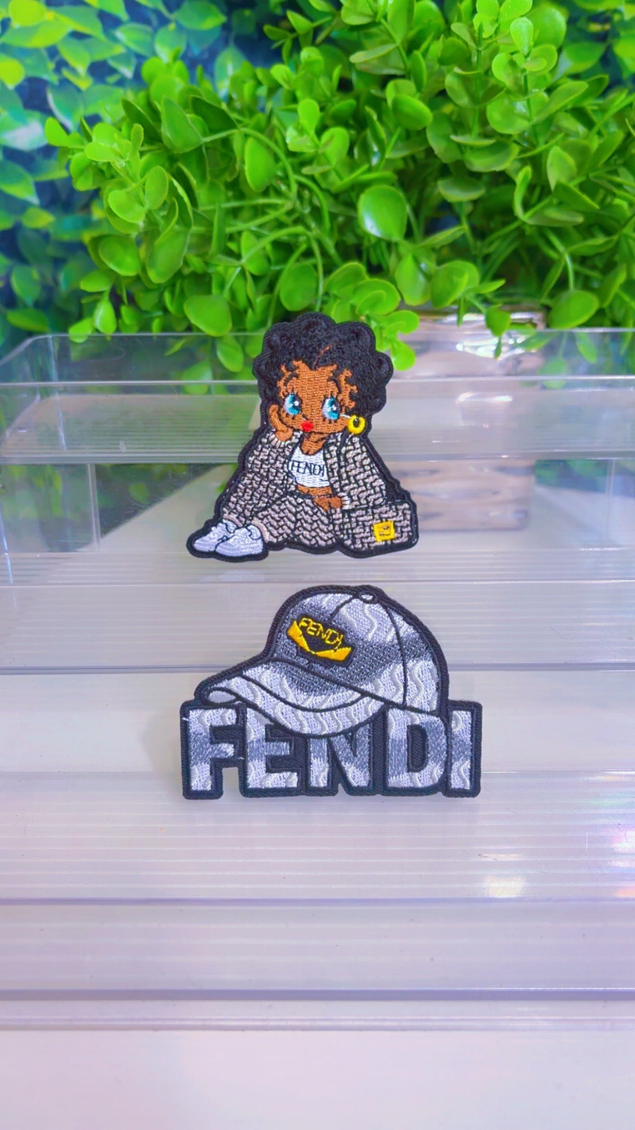 Iron on patch set