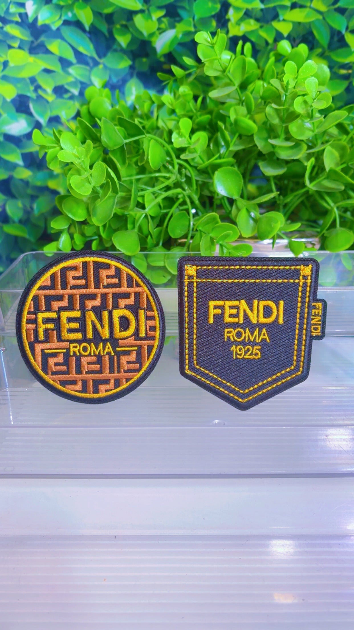 Iron on patch set