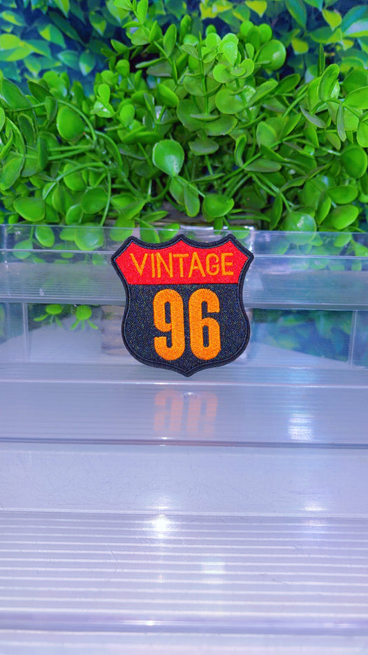 Vintage 96 iron on patch