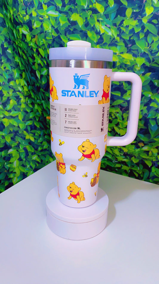 Pooh inspired 40oz tumbler