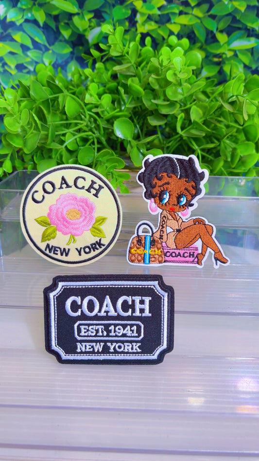 Inspired iron on patch set