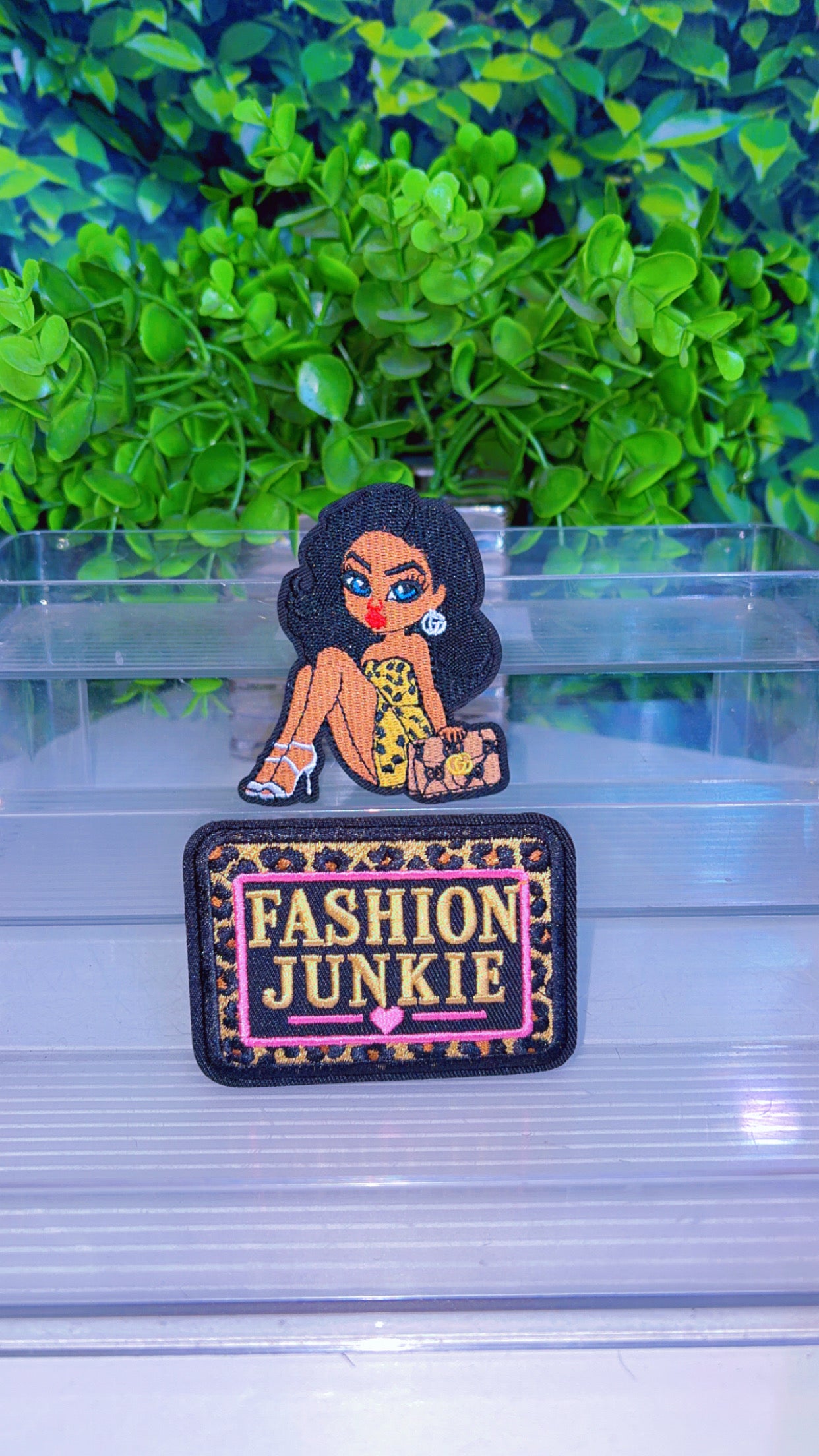 Fashion Junkie iron on patch set