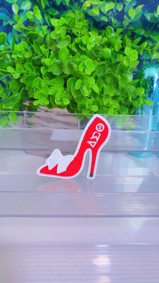 Sorority Heel iron on patch/ Future patch