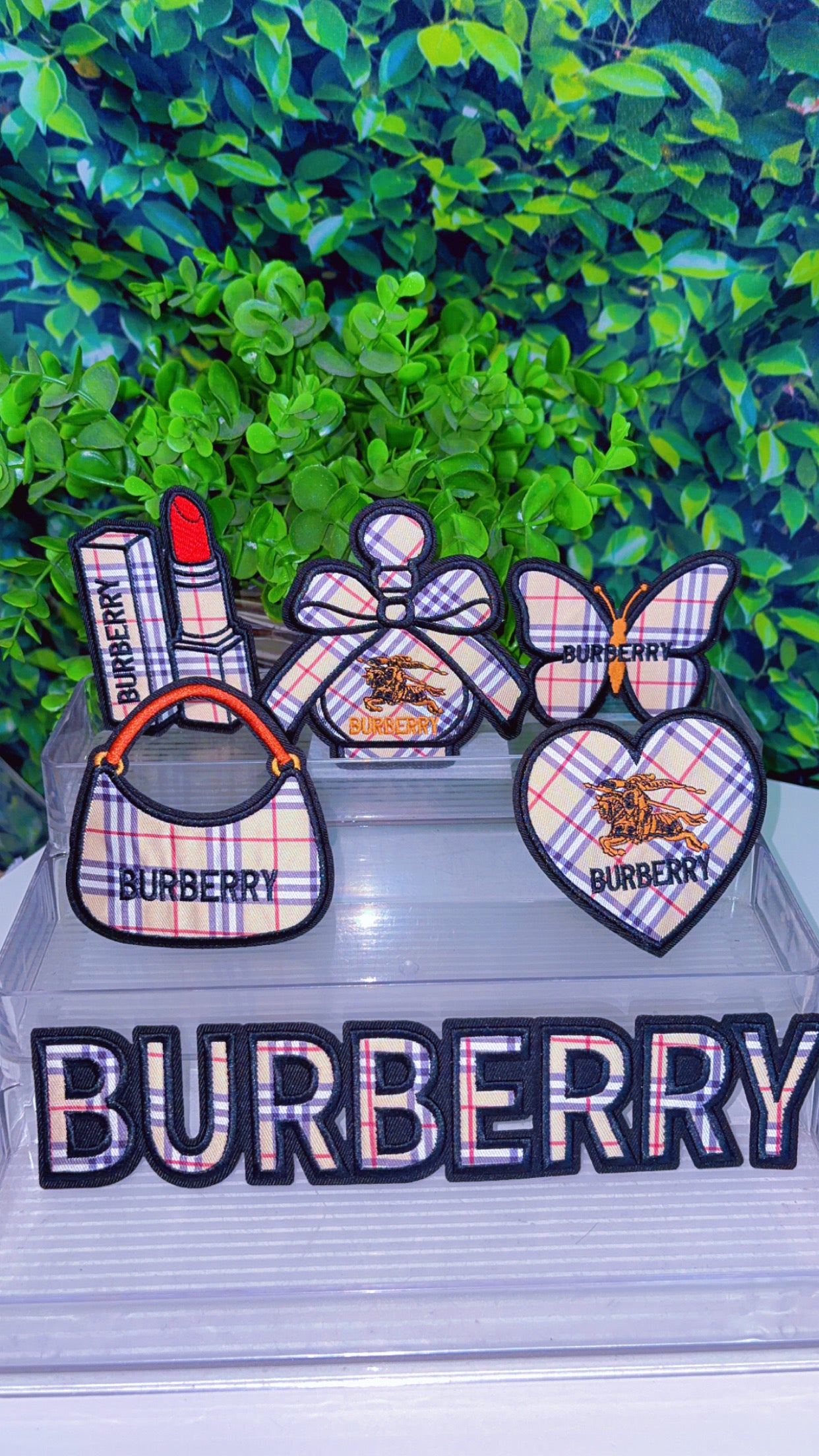 Iron on patch set