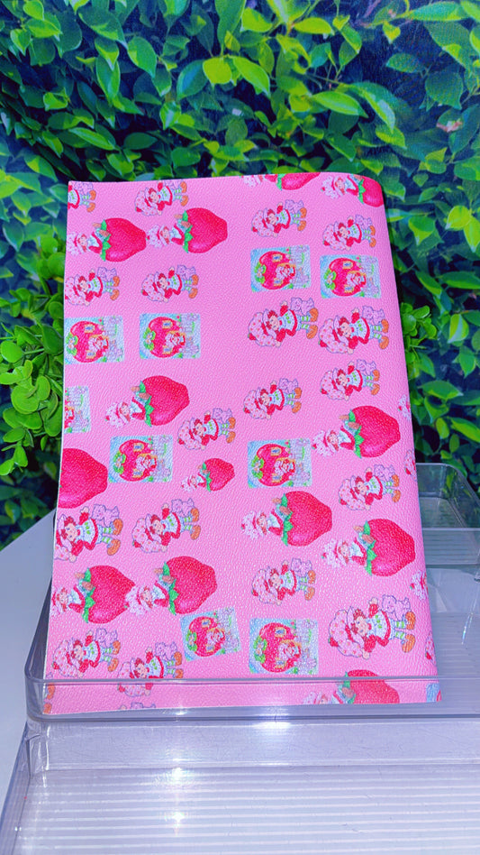 Strawberry shortcake faux leather sheet 16x12