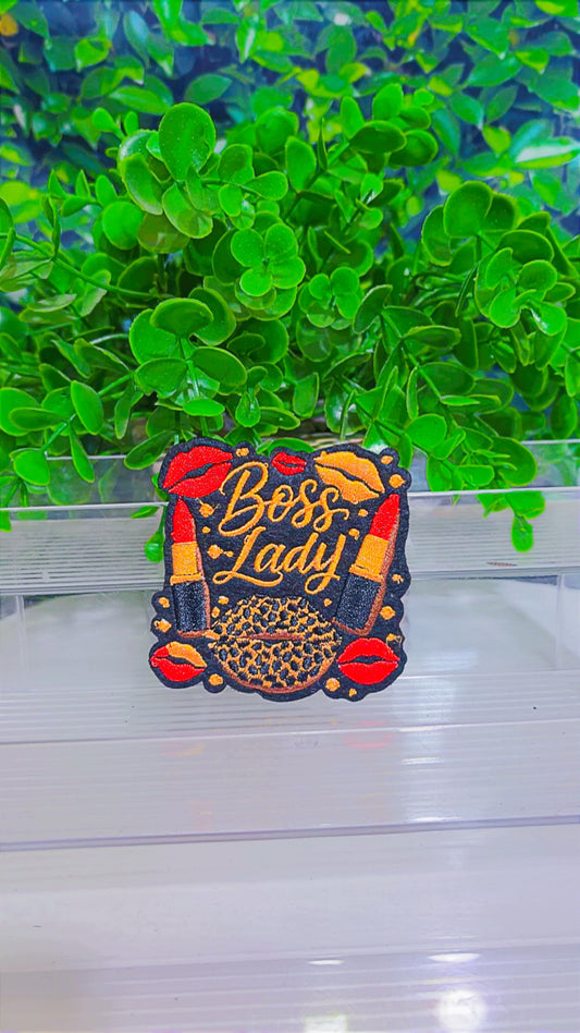Boss Lady iron on patch